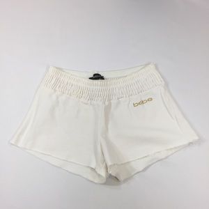 bebe Logo Mini Shorts xs